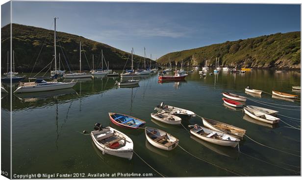 Solva Harbour Canvas Print by Creative Photography Wales