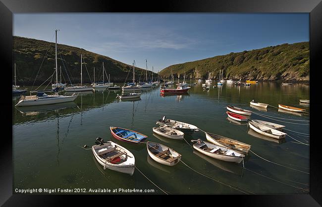 Solva Harbour Framed Print by Creative Photography Wales