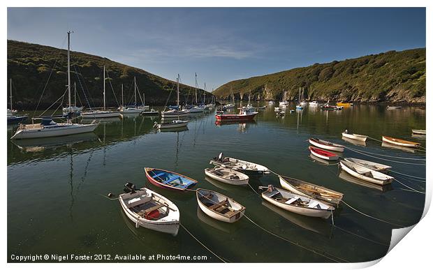 Solva Harbour Print by Creative Photography Wales