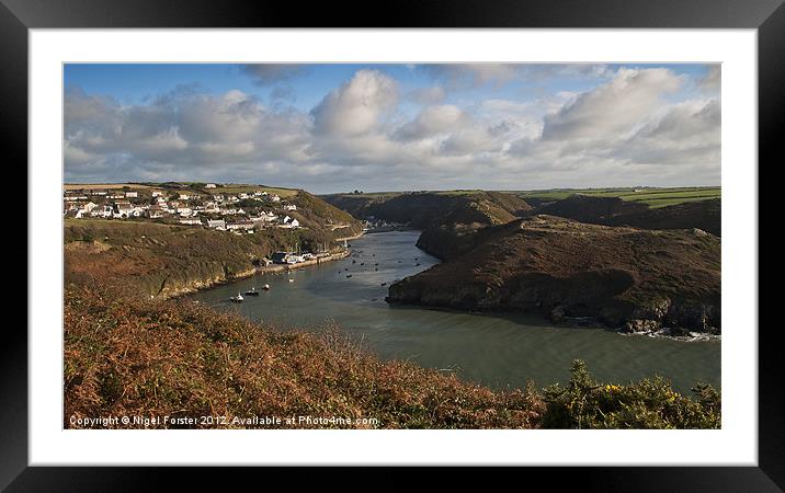 Solva Harbour Estuary Framed Mounted Print by Creative Photography Wales