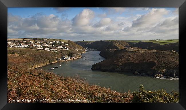 Solva Harbour Estuary Framed Print by Creative Photography Wales