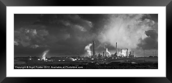 Industrial Pembrokeshire Framed Mounted Print by Creative Photography Wales