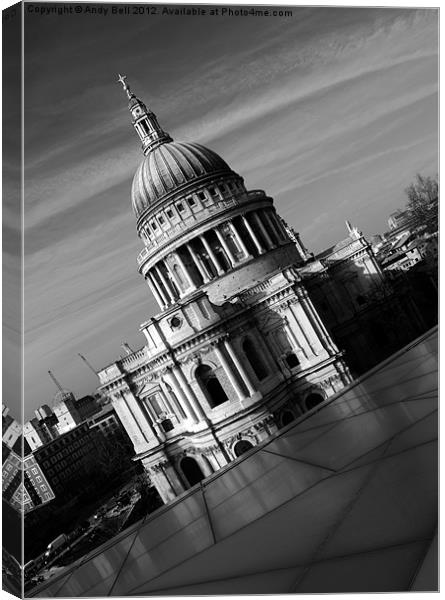 St Paul's Cathedral Canvas Print by Andy Bell