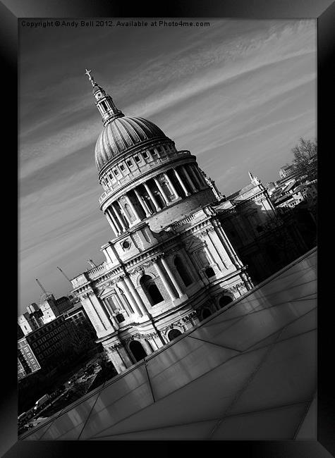 St Paul's Cathedral Framed Print by Andy Bell