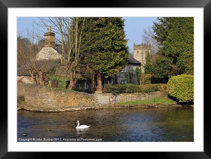 Bridge House Framed Mounted Print by John Dunbar