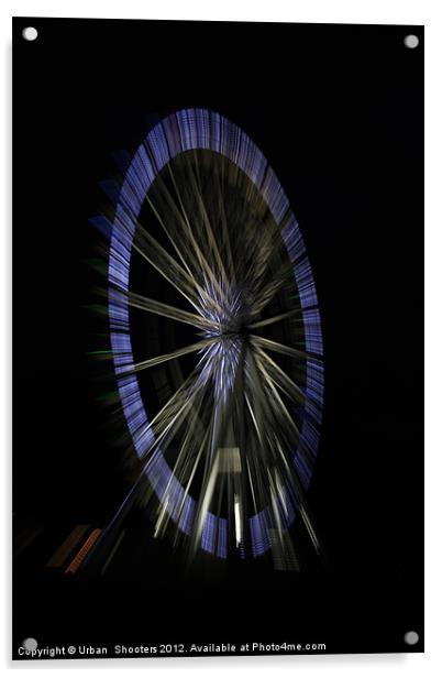 Ferris Wheel Acrylic by Urban Shooters PistolasUrbanas!