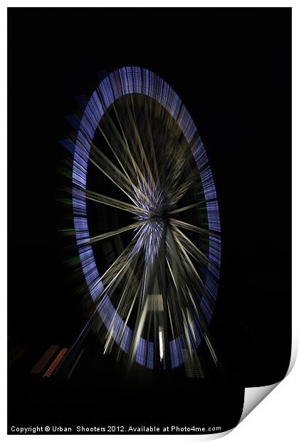 Ferris Wheel Print by Urban Shooters PistolasUrbanas!
