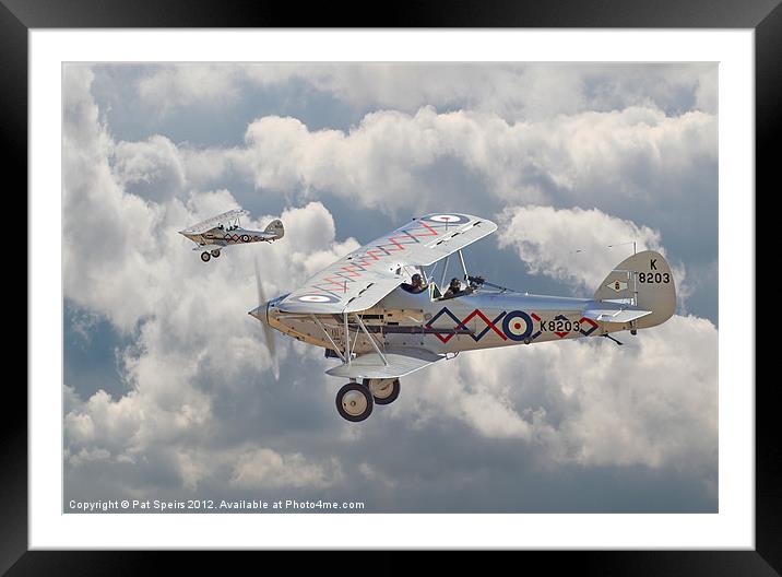 Hawker Demon Framed Mounted Print by Pat Speirs