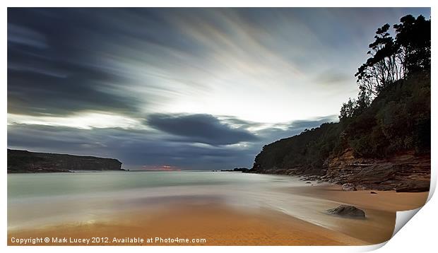 Sand of Wattamolla Print by Mark Lucey