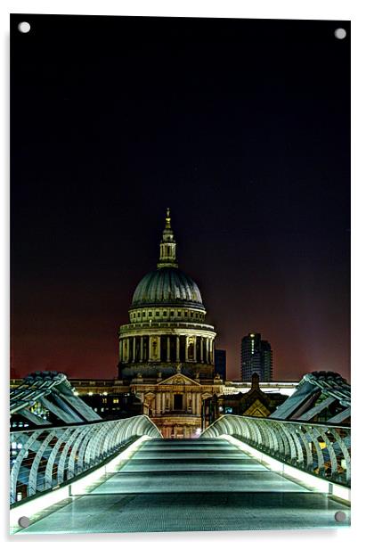 St Paul's Cathedral Acrylic by Sara Messenger