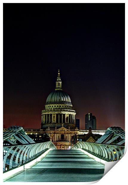 St Paul's Cathedral Print by Sara Messenger