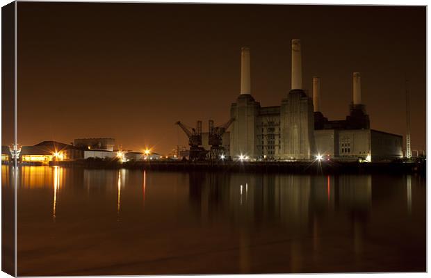Battersea Power Station Canvas Print by Dean Messenger