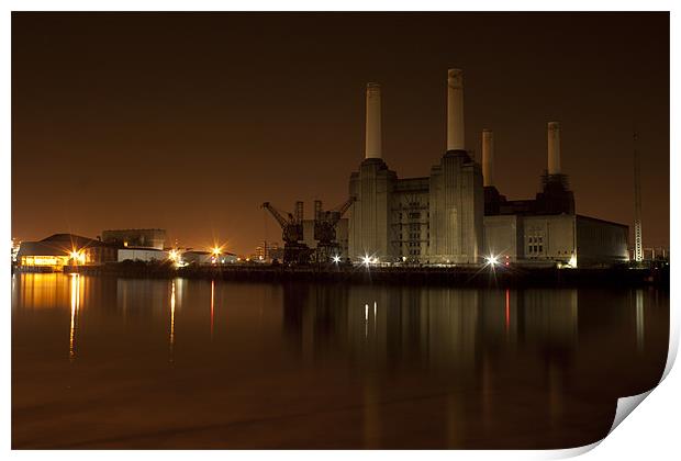 Battersea Power Station Print by Dean Messenger