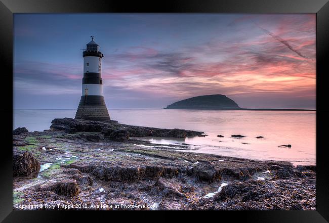 Penmon point Framed Print by Rory Trappe