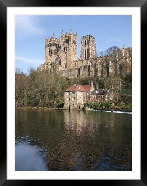 Durham Cathedral Framed Mounted Print by Dave Parkin