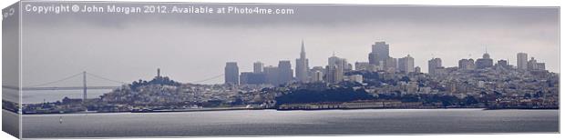 San Francisco skyline. Canvas Print by John Morgan