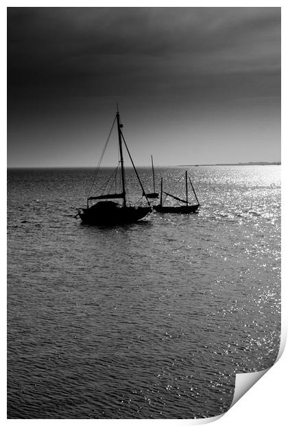 Fishing Boats Essex Print by David Pyatt