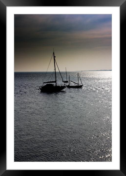 Fishing Boats Essex Framed Mounted Print by David Pyatt