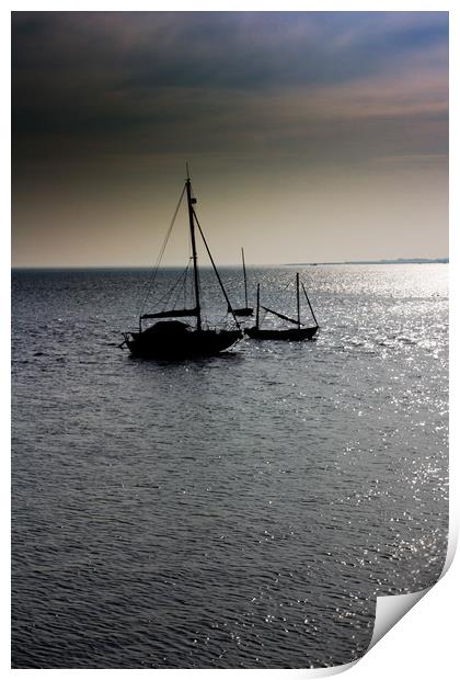 Fishing Boats Essex Print by David Pyatt