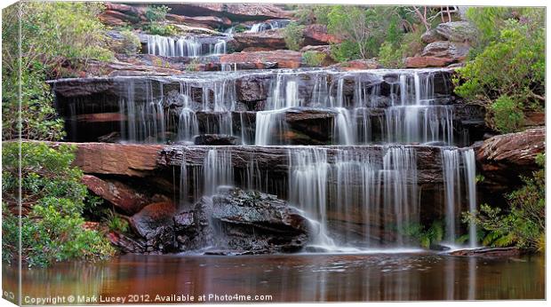 Falls of the Bush Canvas Print by Mark Lucey