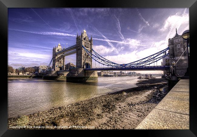 Tower Bridge Framed Print by Rob Hawkins