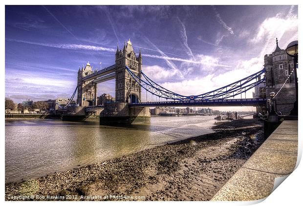 Tower Bridge Print by Rob Hawkins