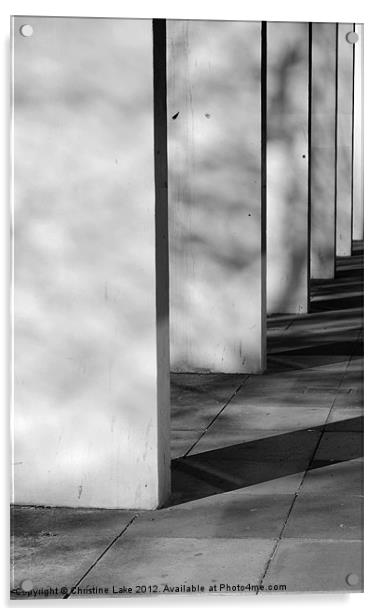 Pillar to Post Acrylic by Christine Lake