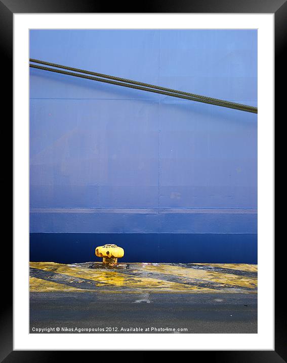 Yellow mushroom 2 Framed Mounted Print by Alfani Photography