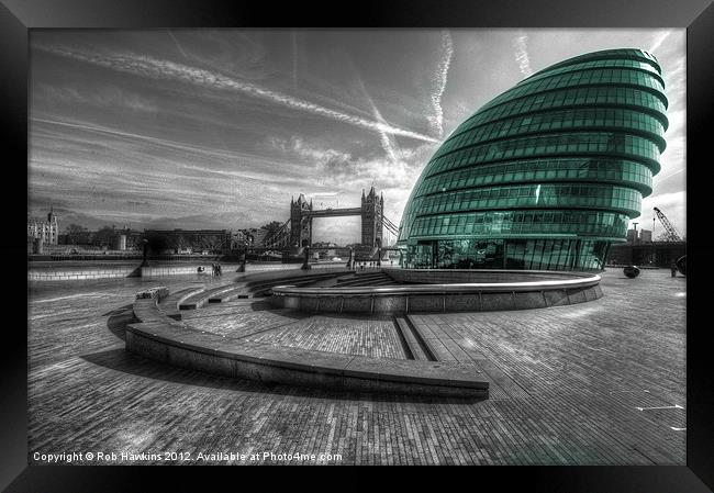 City Hall Framed Print by Rob Hawkins