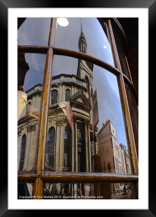 Reflections of Oxford Framed Mounted Print by Terri Waters