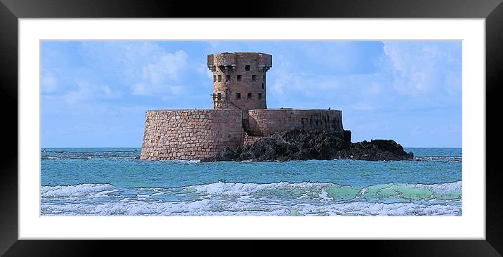 La Rocco Tower Framed Mounted Print by Julie Ormiston