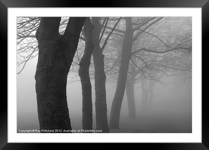 Jarrow in the Mist Framed Mounted Print by Ray Pritchard