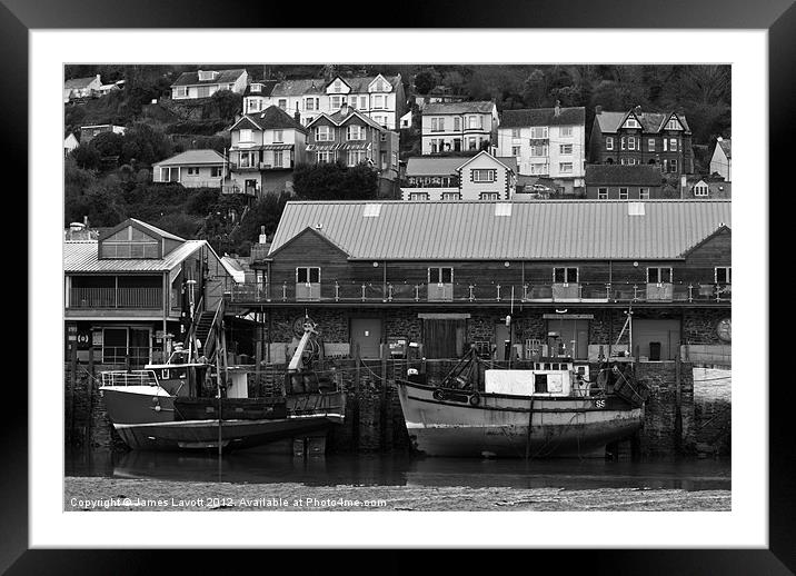 Trawlers On The Wall Framed Mounted Print by James Lavott