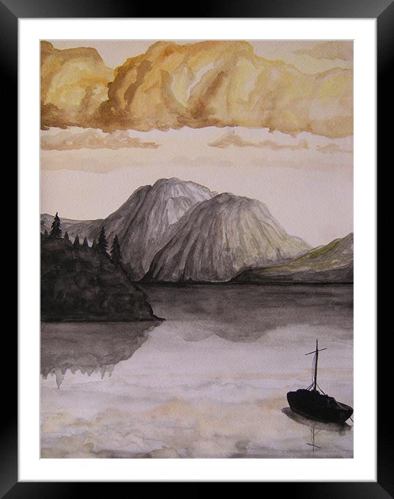 'Galilee Dream' Framed Mounted Print by Phiip Nolan