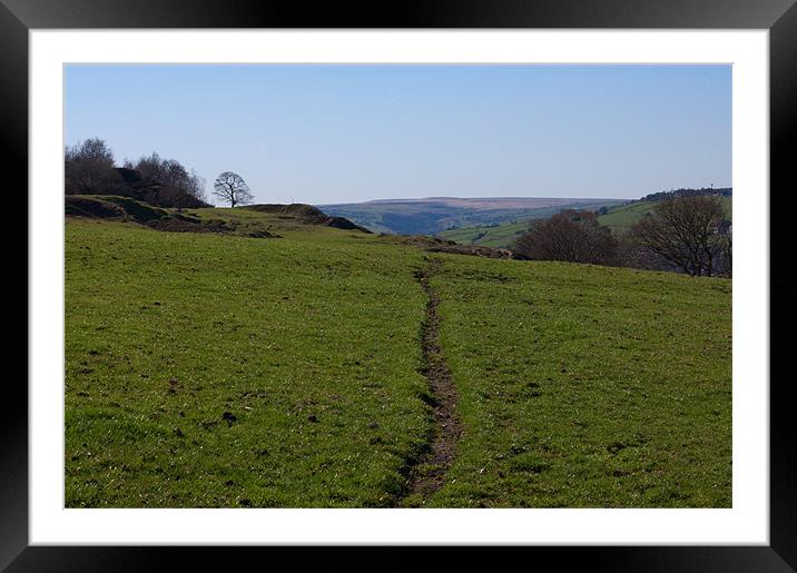 Path to knowhere Framed Mounted Print by Paul Oakes