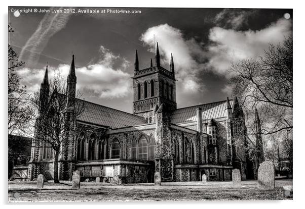 Saint Nicholas Church Great Yarmouth Acrylic by John Lyon