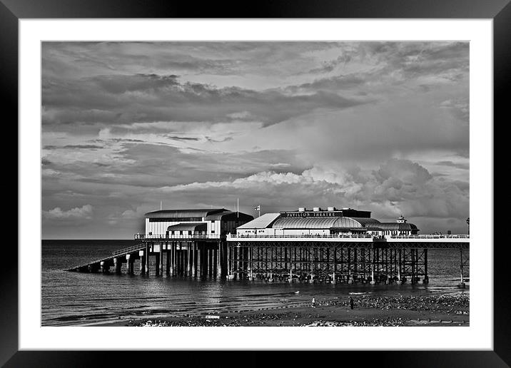 Storms over Cromer Pier Framed Mounted Print by Paul Macro