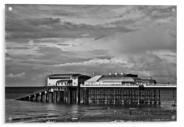 Storms over Cromer Pier Acrylic by Paul Macro