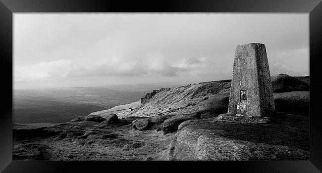 Trig Point Framed Print by james green