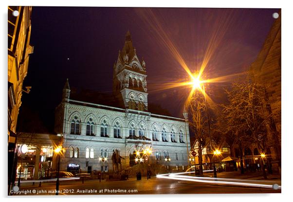 Chester Town Hall Acrylic by john walker