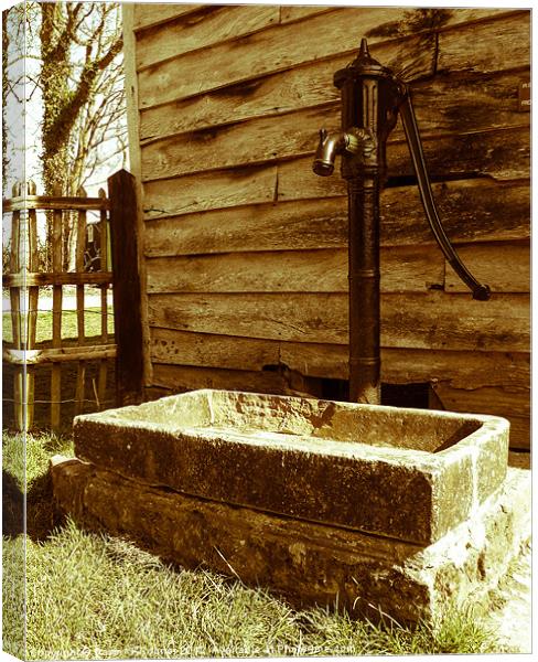 The Water Pump Canvas Print by Dawn O'Connor