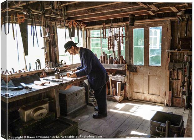 Men in Sheds Canvas Print by Dawn O'Connor