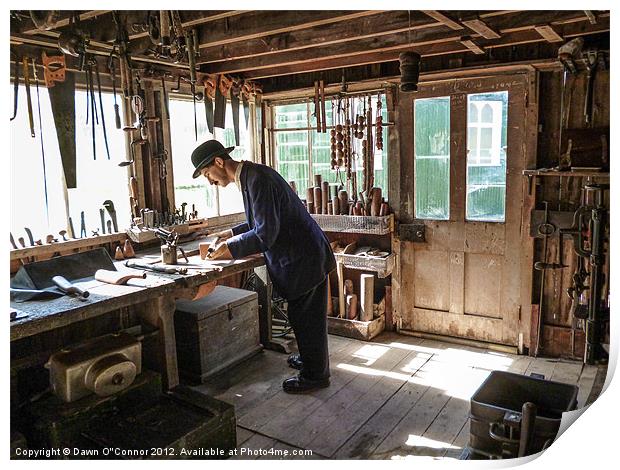Men in Sheds Print by Dawn O'Connor