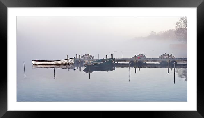 Eels Foot in the mist Framed Mounted Print by Stephen Mole