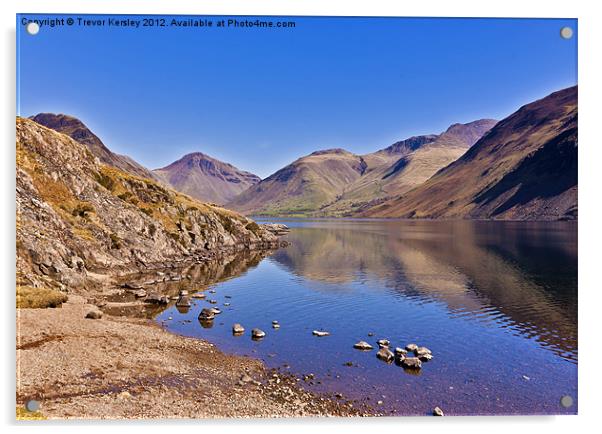 Wastwater ~ Lake District Acrylic by Trevor Kersley RIP