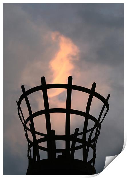 Basket of Fire Print by John Lyon