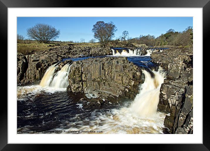 Low Force Waterfalls Framed Mounted Print by David Pringle