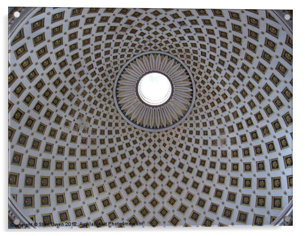Mosta Dome Acrylic by Stan Owen