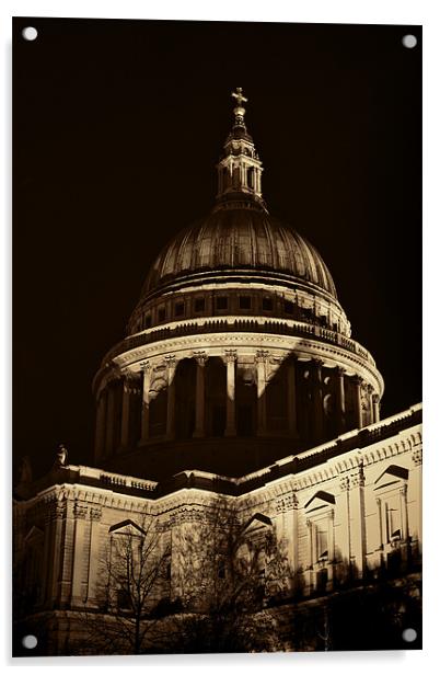 St Pauls Dome Acrylic by Dean Messenger