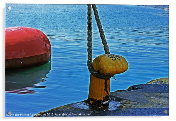 Sea rust Acrylic by Alfani Photography